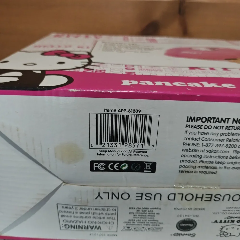 Hello Kitty Pancake Maker Vintage Collectible Item Sanrio Rare HTF [Needs Clean]